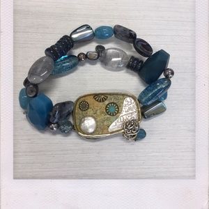 Silpada Jewelry - Silpada Brass, Silver, & Labrodite Necklace Silpada Jewelry - Silpada Brass, Silver, & Labrodite Necklace